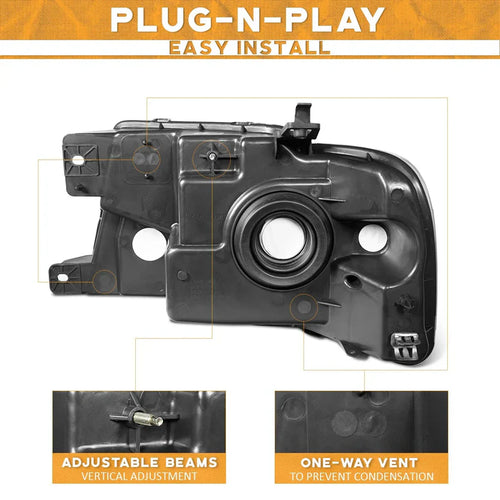 Headlight Assembly Pair